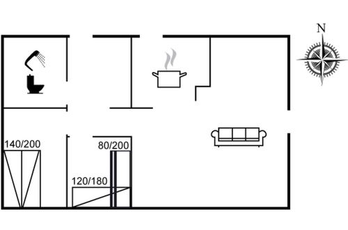 Foto 30 - Haus mit 2 Schlafzimmern in Storvorde mit terrasse