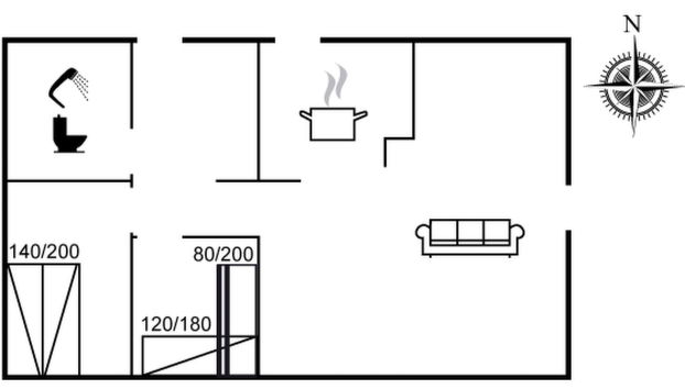 Haus mit 2 Schlafzimmern in Storvorde mit terrasse - Foto 2