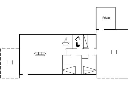 Foto 2 - Casa de 3 quartos em Hemmet com terraço