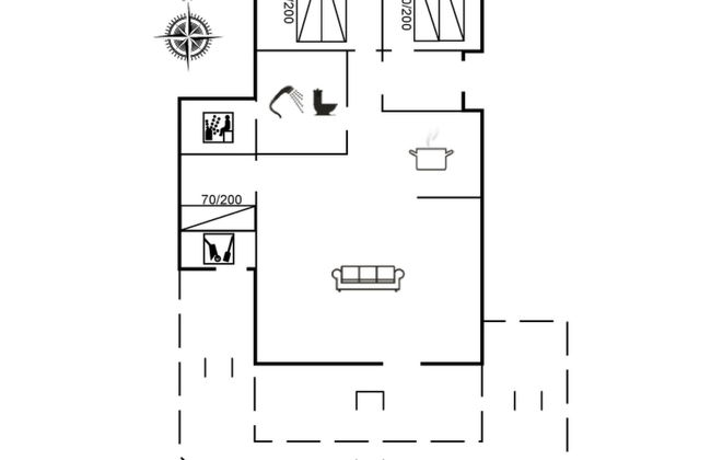 Casa con 3 camere da letto a Tarm con terrazza e sauna - Foto 2