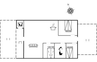 Foto 2 - Casa de 3 quartos em Hemmet com terraço