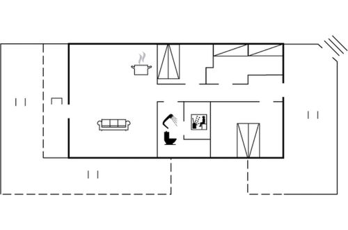 Foto 2 - Casa de 3 quartos em Rindby Strand com terraço e sauna