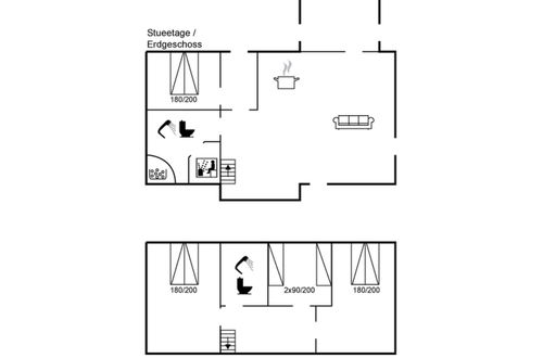 Foto 1 - Casa de 4 quartos em Fanø Bad com sauna