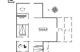 Foto 2 - Casa de 3 quartos em Hvide Sande com terraço e sauna