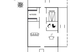 Foto 2 - Casa de 2 quartos em Rømø com terraço