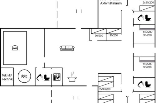 Photo 51 - Maison de 9 chambres à Rømø avec piscine privée et sauna