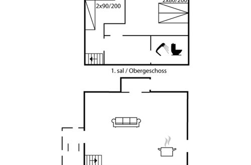 Foto 2 - Apartamento de 2 quartos em Rømø com terraço