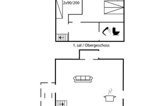 Foto 2 - Apartamento de 2 quartos em Rømø com terraço