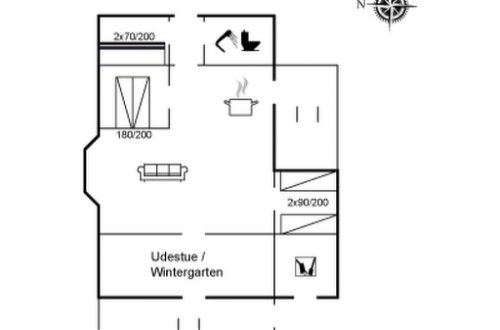 Foto 32 - Casa con 3 camere da letto a Rømø con terrazza