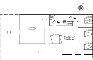 Foto 2 - Casa de 4 quartos em Rømø com terraço e sauna