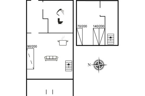 Foto 18 - Apartamento de 1 quarto em Rømø com terraço