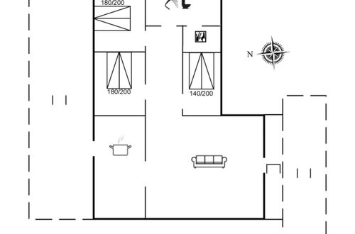 Foto 32 - Casa de 3 quartos em Hvide Sande com terraço e sauna