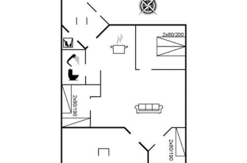 Foto 11 - Casa de 3 habitaciones en Væggerløse con terraza