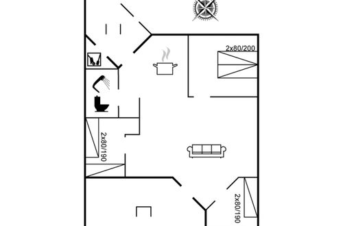 Foto 13 - Casa de 3 quartos em Væggerløse com terraço