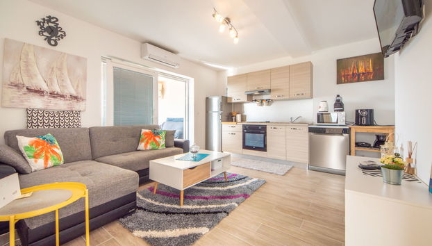 Apartment mit 3 Schlafzimmern in Karlobag mit terrasse - Foto 2