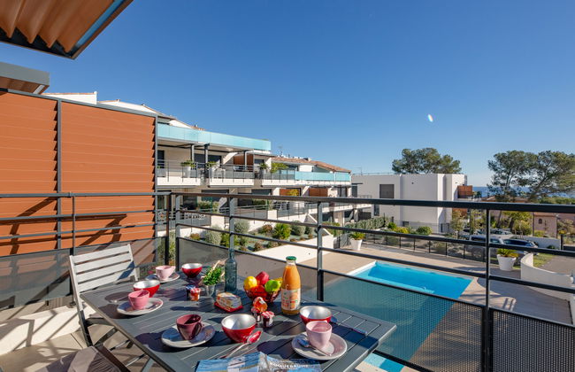 Apartamento de 2 quartos em Fréjus com piscina e jardim - Foto 16
