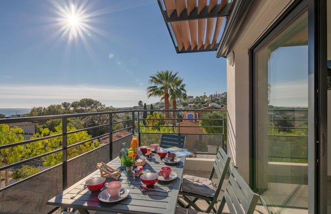 Apartamento de 2 quartos em Fréjus com piscina e jardim - Foto 18