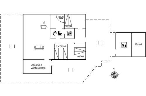 Foto 28 - Casa con 3 camere da letto a Sønder Vorupør con terrazza e sauna