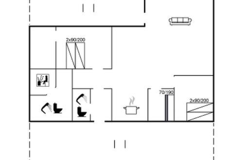 Foto 2 - Casa de 3 quartos em Blokhus com terraço e sauna