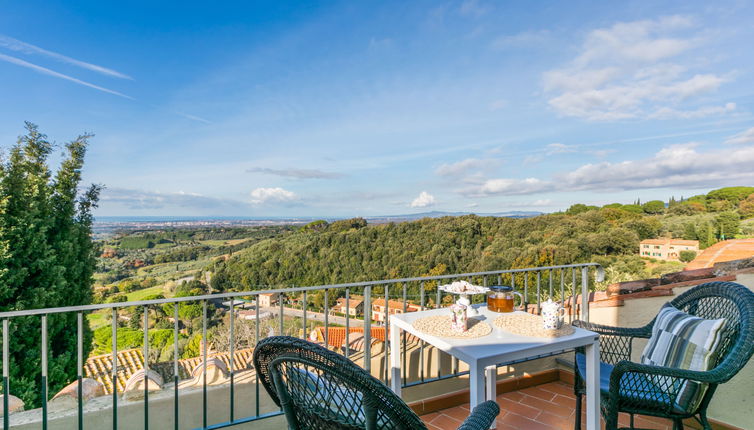 Foto 1 - Apartamento de 1 habitación en Casale Marittimo con terraza y vistas al mar