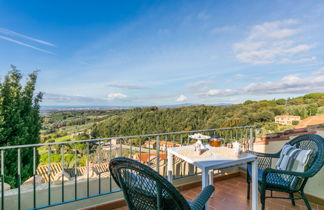 Foto 1 - Apartamento de 1 habitación en Casale Marittimo con terraza y vistas al mar