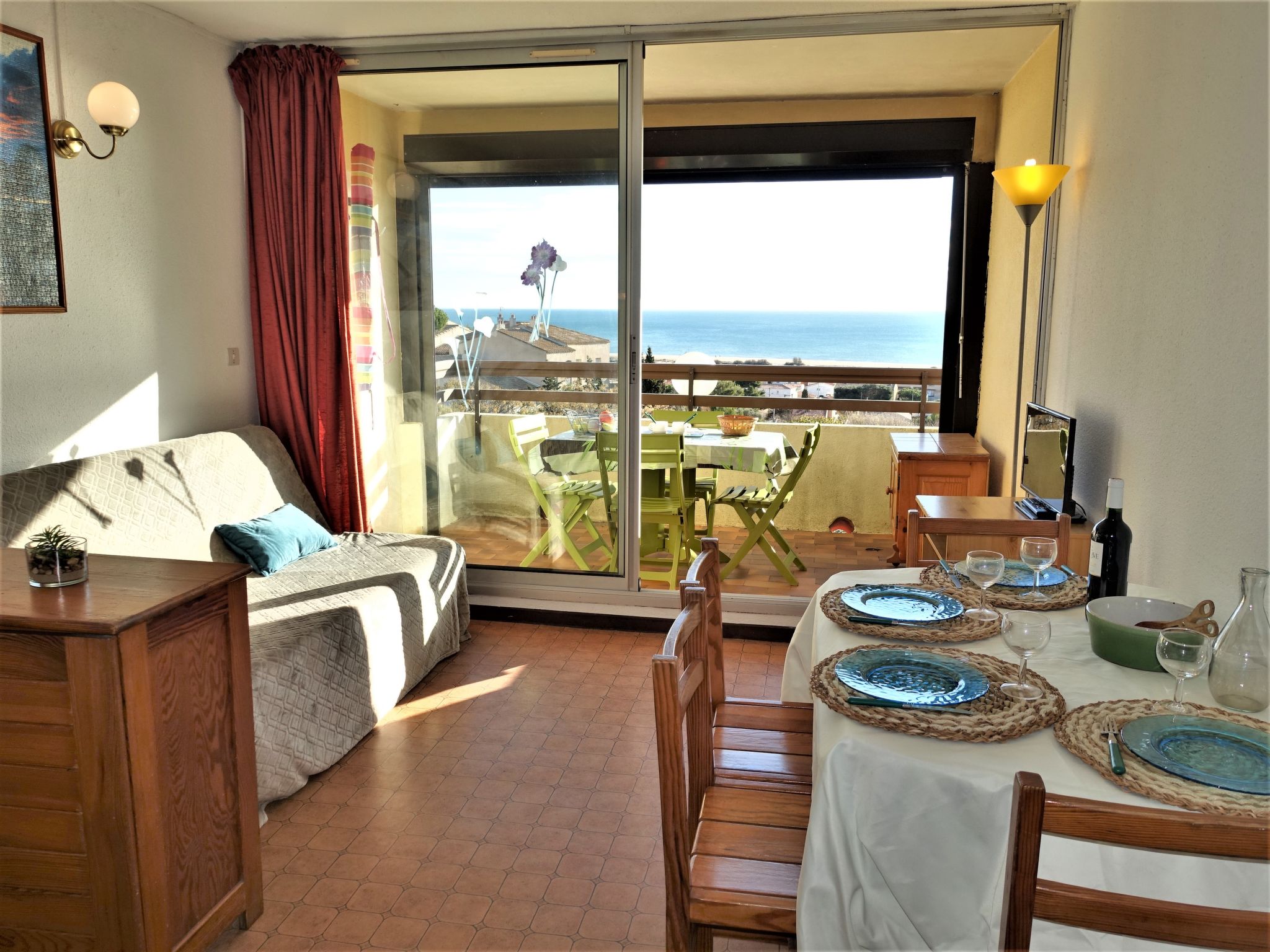 Foto 4 - Apartamento de 1 habitación en Fleury con piscina y vistas al mar
