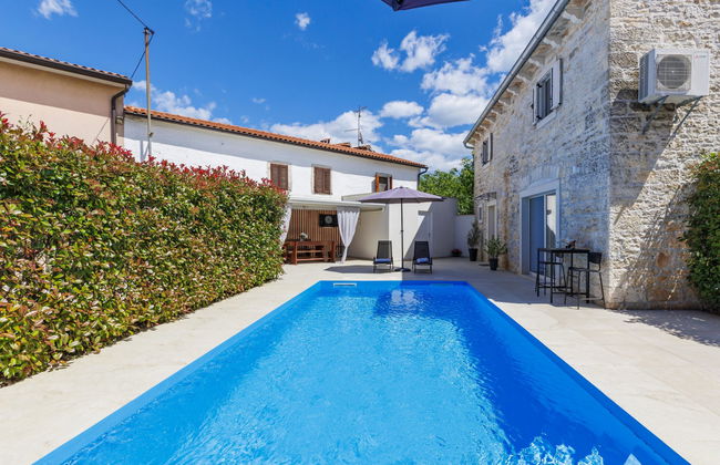 Casa de 3 quartos em Sveti Petar u Šumi com piscina privada e jardim - Foto 49