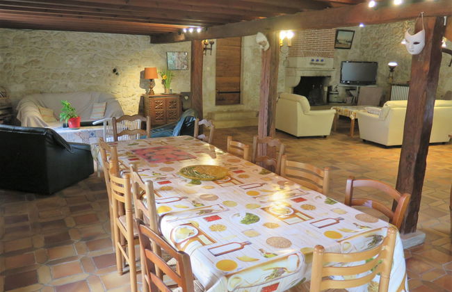 Casa de 7 quartos em Bonneville-et-St-Avit-de-Fumadières com piscina privada e jardim - Foto 12