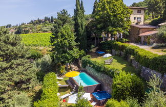 Foto 1 - Casa con 4 camere da letto a Greve in Chianti con piscina privata e giardino