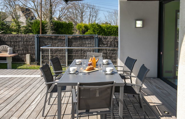 Casa de 4 quartos em Locquirec com piscina privada e jardim - Foto 31