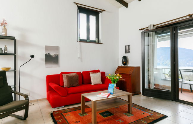 Apartamento de 1 quarto em Gambarogno com piscina e jardim - Foto 4
