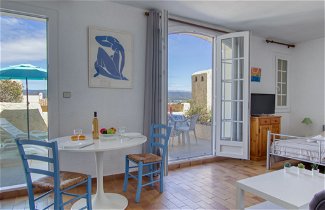 Foto 3 - Apartamento en Saint-Cyr-sur-Mer con terraza y vistas al mar