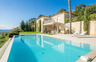 Foto 1 - Casa de 3 quartos em Grimaud com piscina privada e vistas do mar