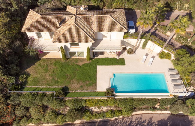Casa de 4 quartos em Grimaud com piscina privada e jardim - Foto 45