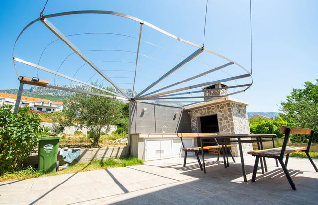 Casa de 5 quartos em Kaštela com piscina privada e jardim - Foto 45