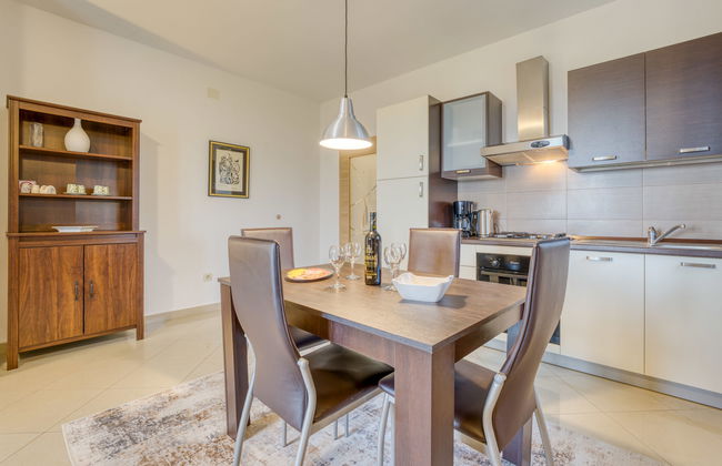 Apartment mit 2 Schlafzimmern in Mošćenička Draga mit schwimmbad und garten - Foto 8