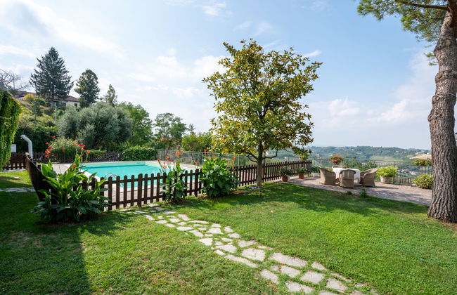 Apartamento de 1 quarto em Vinchio com piscina e jardim - Foto 19