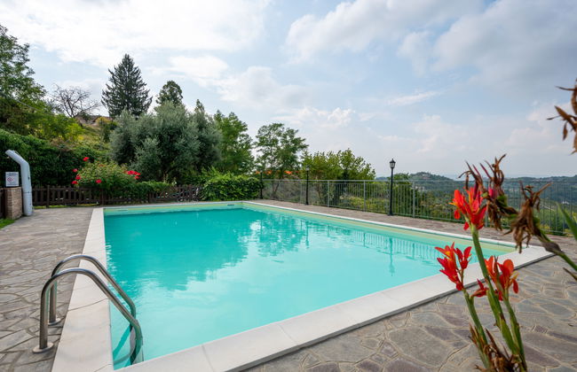 Apartamento de 2 quartos em Vinchio com piscina e jardim - Foto 25