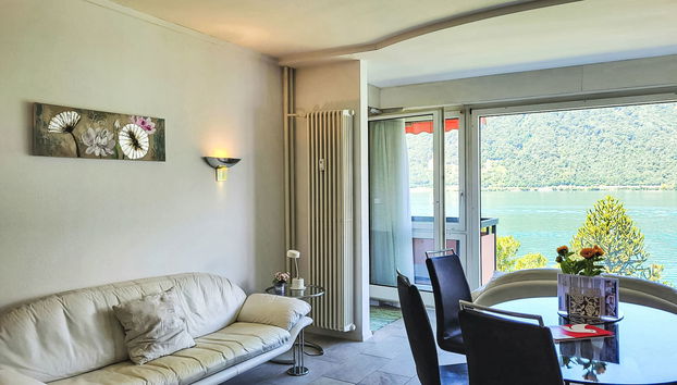 Apartamento de 3 quartos em Bissone com piscina e jardim - Foto 3