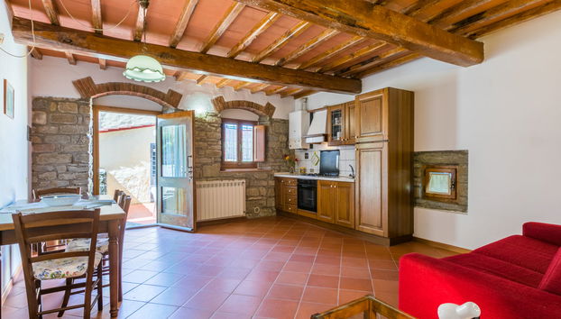 Apartamento de 2 quartos em Pelago com piscina e jardim - Foto 4
