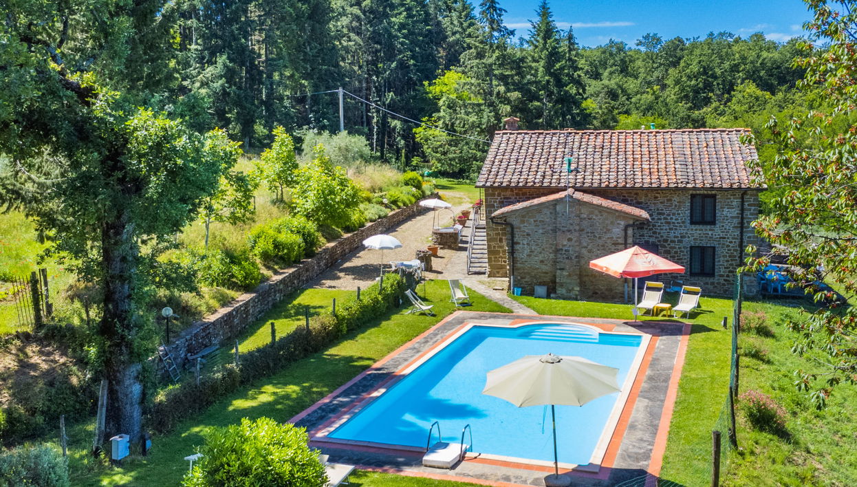 Apartamento de 2 quartos em Pelago com piscina e jardim - Foto 1