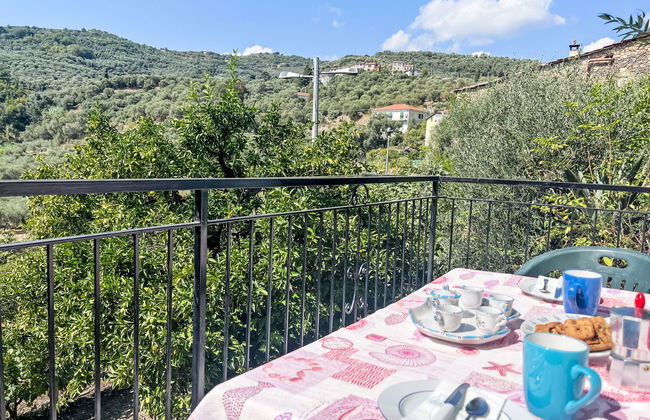 Casa de 2 quartos em Dolcedo com jardim e terraço - Foto 4