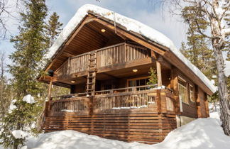 Foto 1 - Casa de 3 habitaciones en Sodankylä con sauna y vistas a la montaña