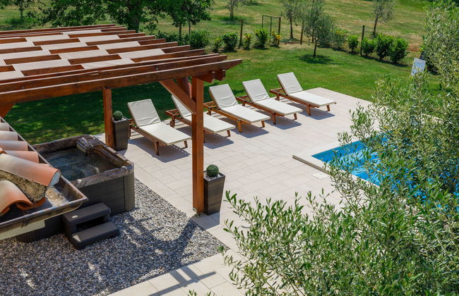 Casa de 5 quartos em Sveti Lovreč com piscina privada e jardim - Foto 27