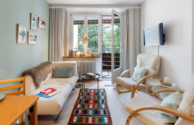 Apartamento de 1 quarto em Davos com sauna - Foto 2
