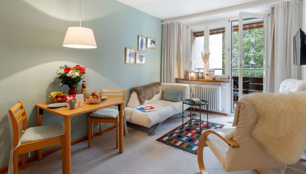 Apartment mit 1 Schlafzimmer in Davos mit sauna - Foto 3