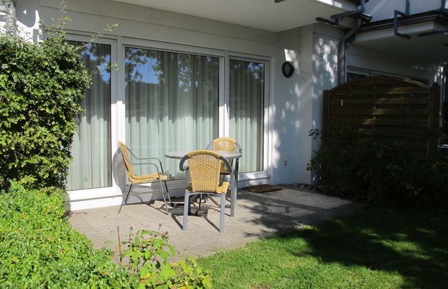 Apartamento de 1 quarto em Glowe com jardim e terraço - Foto 10