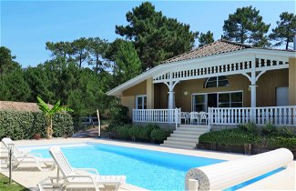 Foto 1 - Casa con 3 camere da letto a Lacanau con piscina privata e vista mare