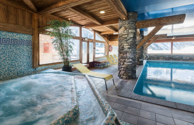 Apartment mit 4 Schlafzimmern in Sainte-Foy-Tarentaise mit schwimmbad und sauna - Foto 1