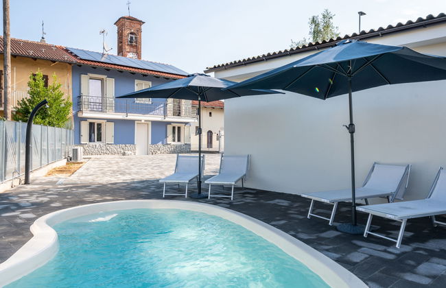 Casa de 2 quartos em Cherasco com piscina privada e jardim - Foto 1